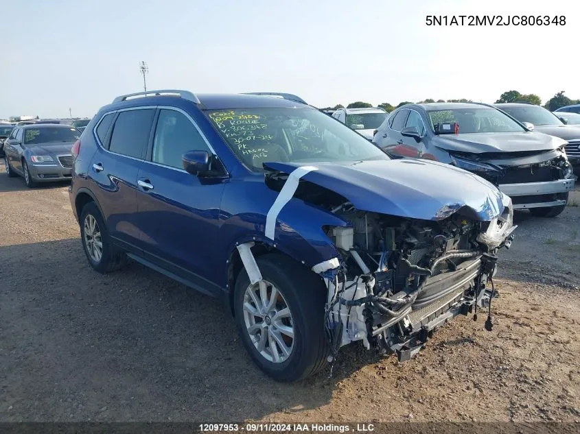 5N1AT2MV2JC806348 2018 Nissan Rogue