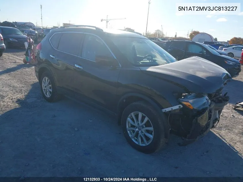 2018 Nissan Rogue VIN: 5N1AT2MV3JC813227 Lot: 12132933