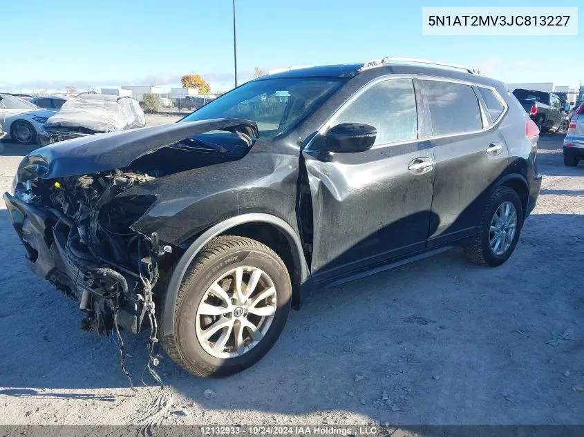 2018 Nissan Rogue VIN: 5N1AT2MV3JC813227 Lot: 12132933