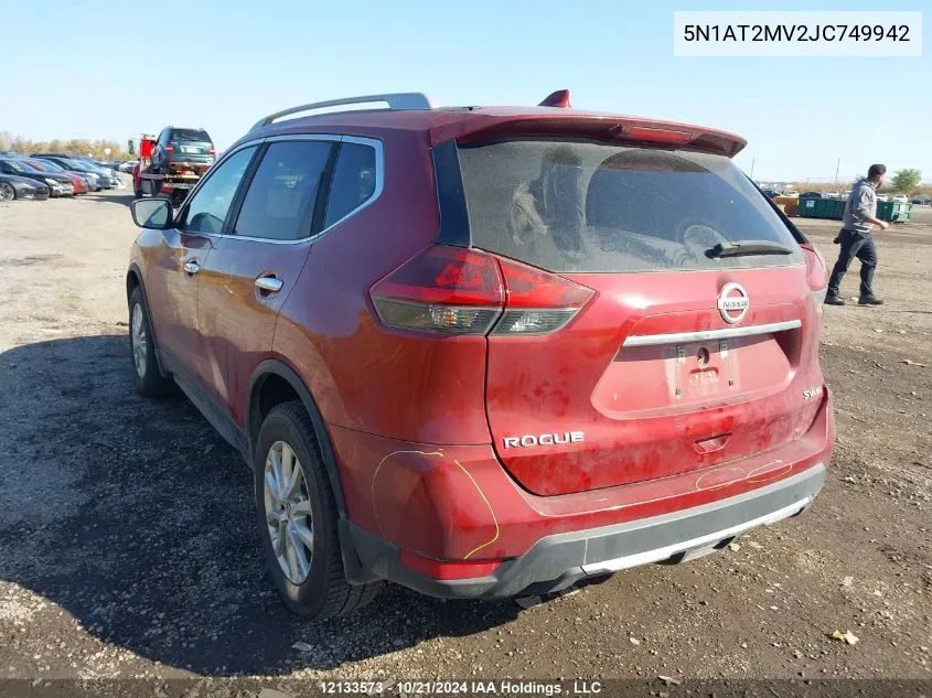 5N1AT2MV2JC749942 2018 Nissan Rogue