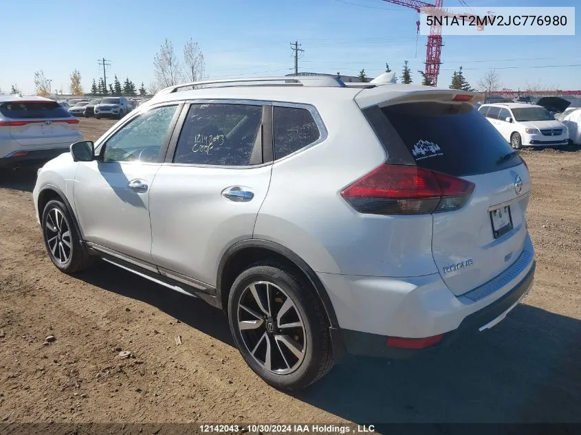 2018 Nissan Rogue VIN: 5N1AT2MV2JC776980 Lot: 12142043