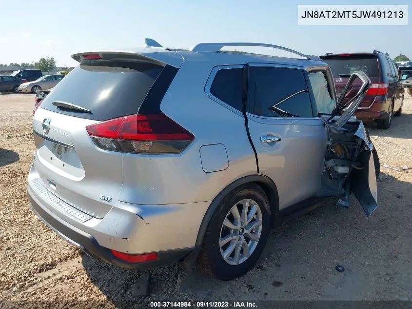 2018 Nissan Rogue Sv VIN: JN8AT2MT5JW491213 Lot: 37144984