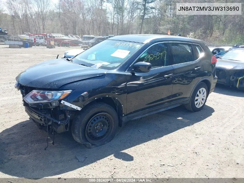 2018 Nissan Rogue S VIN: JN8AT2MV3JW313690 Lot: 39243917