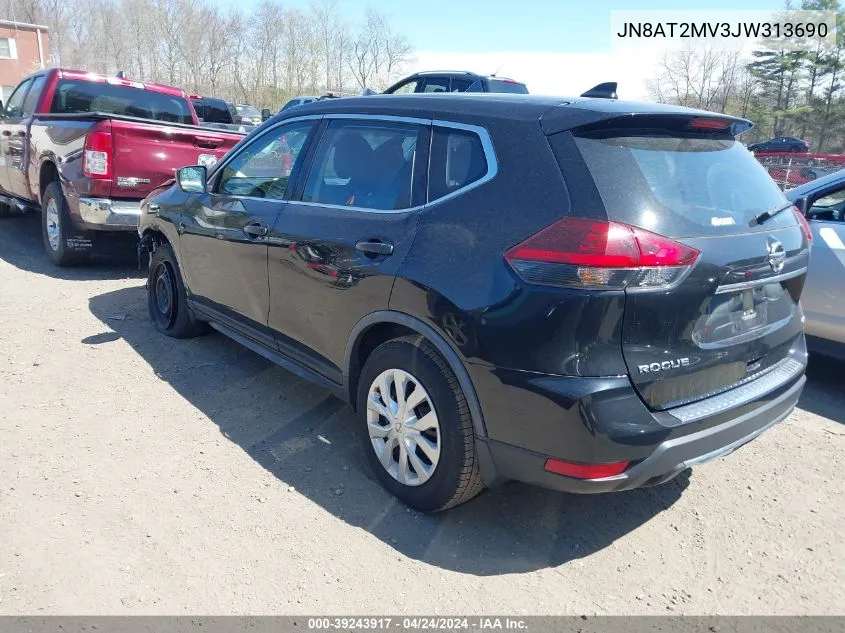 2018 Nissan Rogue S VIN: JN8AT2MV3JW313690 Lot: 39243917