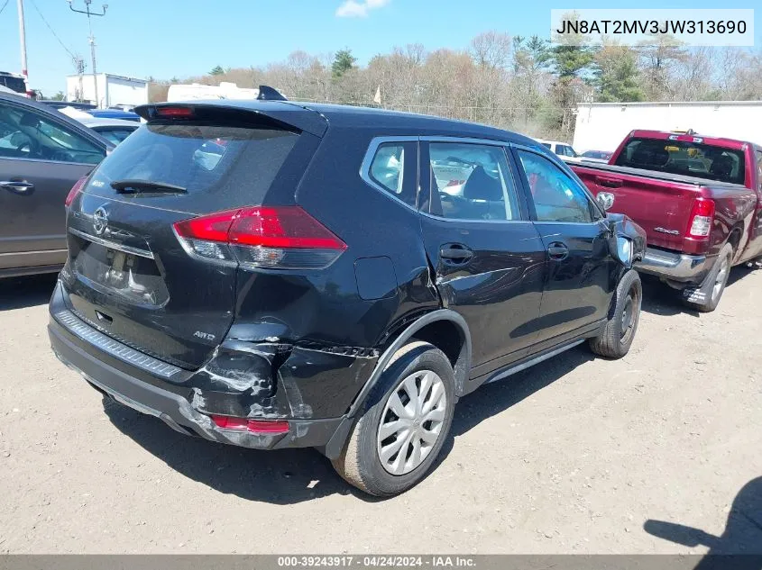 2018 Nissan Rogue S VIN: JN8AT2MV3JW313690 Lot: 39243917