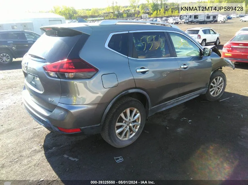 2018 Nissan Rogue Sv VIN: KNMAT2MT4JP589428 Lot: 39325550