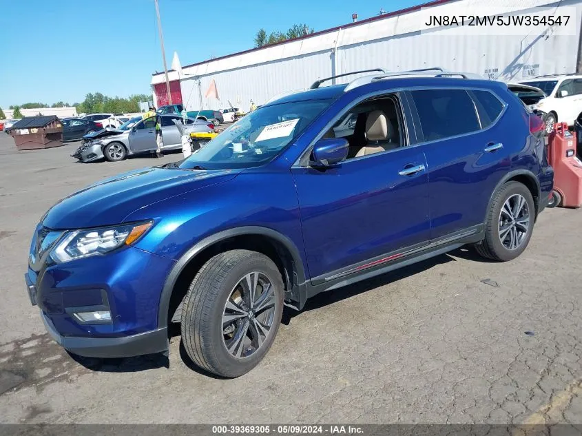 2018 Nissan Rogue Sl VIN: JN8AT2MV5JW354547 Lot: 39369305