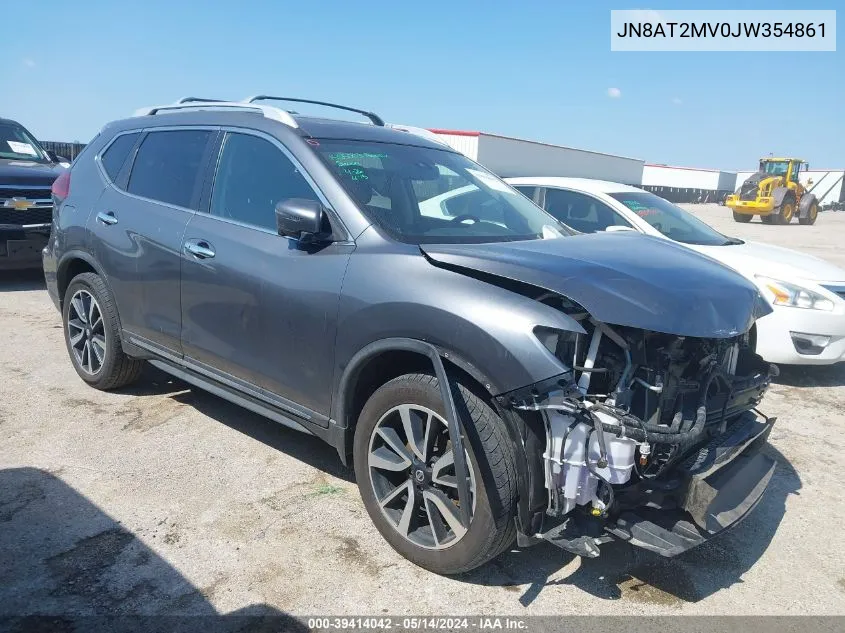 2018 Nissan Rogue Sl VIN: JN8AT2MV0JW354861 Lot: 39414042