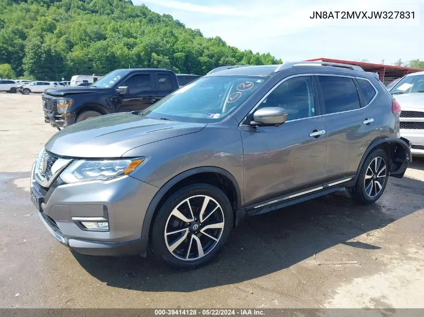 2018 Nissan Rogue Sl VIN: JN8AT2MVXJW327831 Lot: 39414128