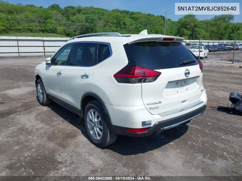 2018 Nissan Rogue Sv VIN: 5N1AT2MV8JC852640 Lot: 39423850