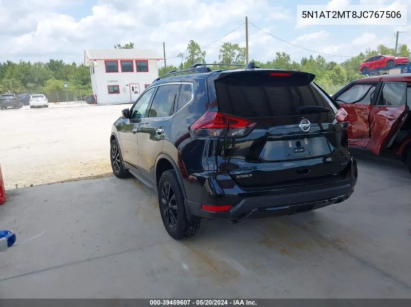 2018 Nissan Rogue Sv VIN: 5N1AT2MT8JC767506 Lot: 39459607