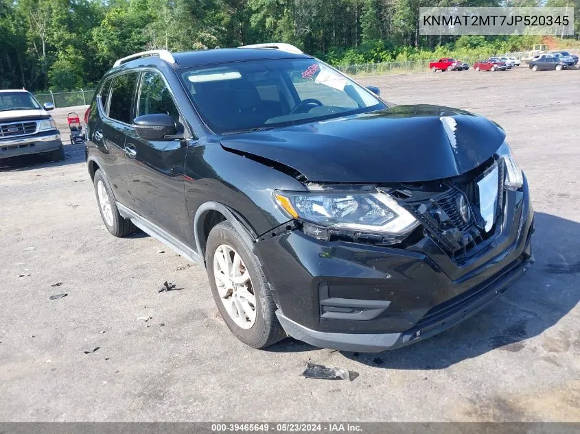 2018 Nissan Rogue Sv VIN: KNMAT2MT7JP520345 Lot: 39465649