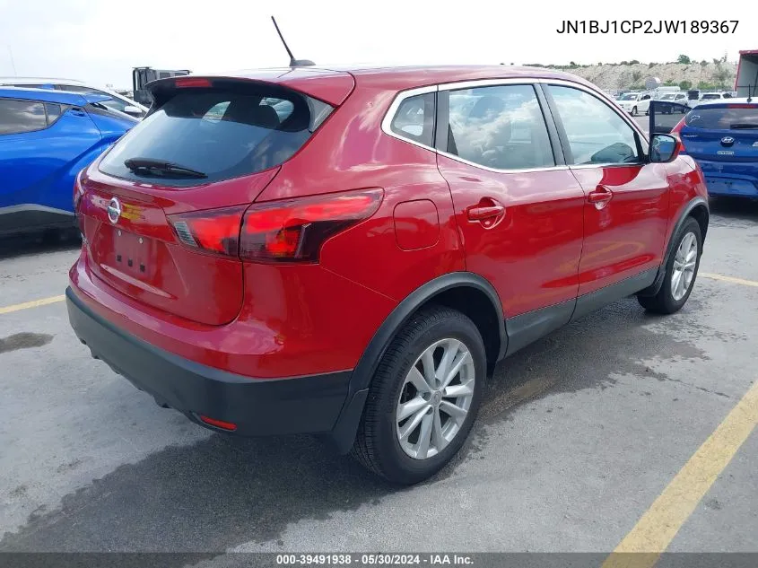 2018 Nissan Rogue Sport S VIN: JN1BJ1CP2JW189367 Lot: 39491938