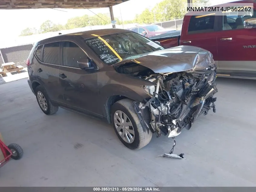 KNMAT2MT4JP562262 2018 Nissan Rogue S