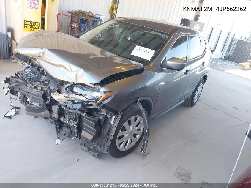 KNMAT2MT4JP562262 2018 Nissan Rogue S