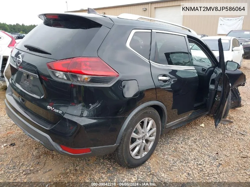 2018 Nissan Rogue Sv VIN: KNMAT2MV8JP586064 Lot: 39542218