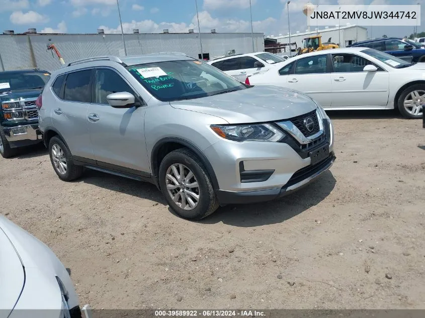 JN8AT2MV8JW344742 2018 Nissan Rogue Sv