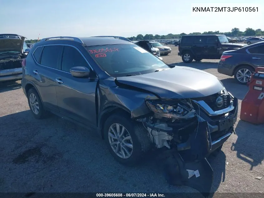 2018 Nissan Rogue Sv VIN: KNMAT2MT3JP610561 Lot: 39605608