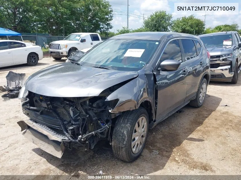 2018 Nissan Rogue S VIN: 5N1AT2MT7JC710049 Lot: 39611919