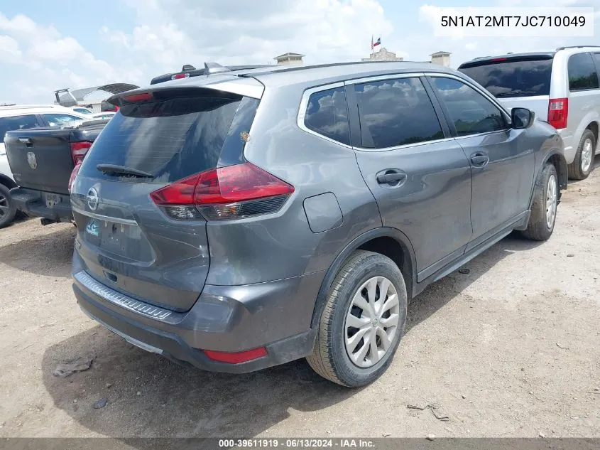 2018 Nissan Rogue S VIN: 5N1AT2MT7JC710049 Lot: 39611919