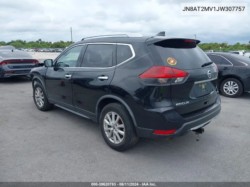 2018 Nissan Rogue Sv VIN: JN8AT2MV1JW307757 Lot: 39620783