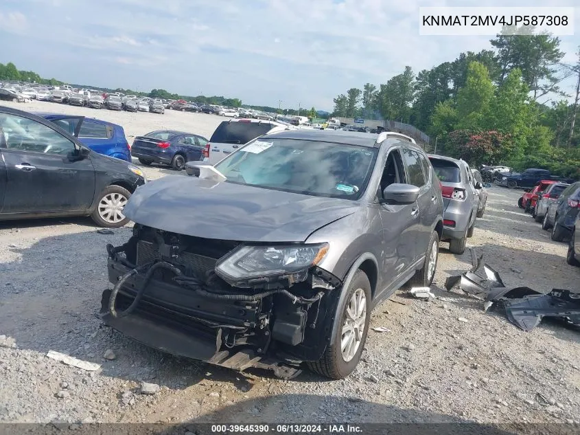 KNMAT2MV4JP587308 2018 Nissan Rogue Sv