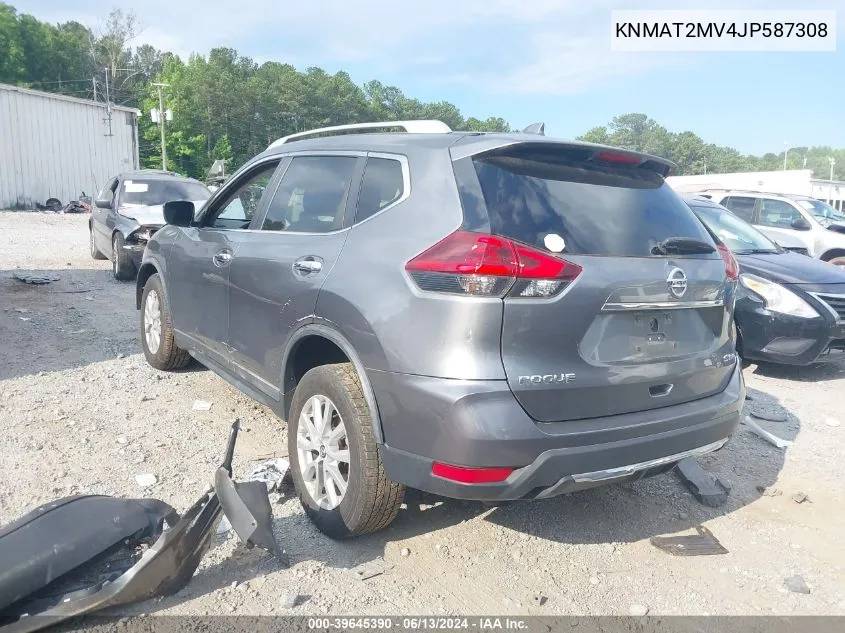 KNMAT2MV4JP587308 2018 Nissan Rogue Sv