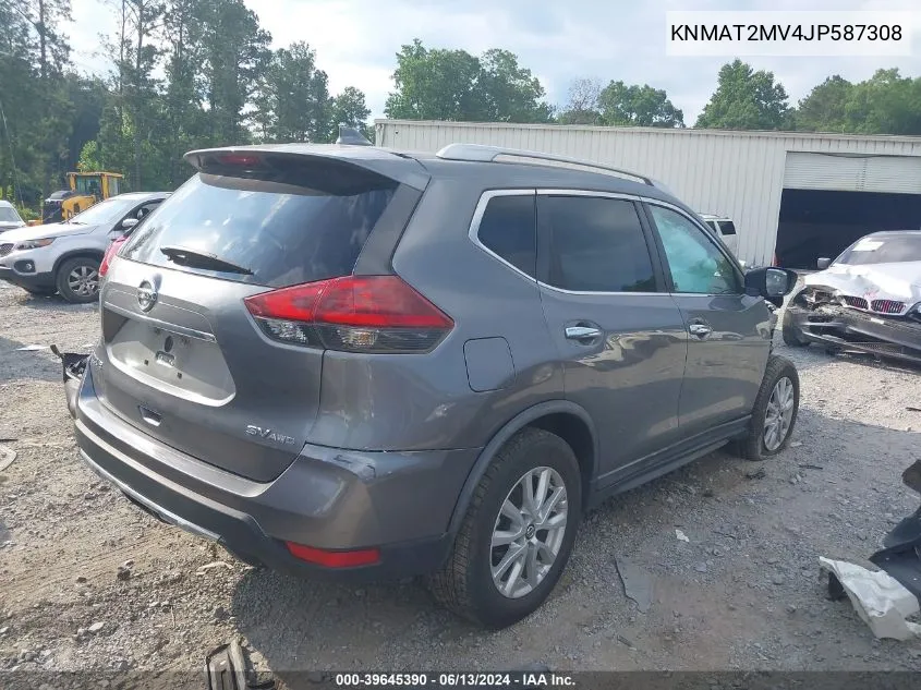 2018 Nissan Rogue Sv VIN: KNMAT2MV4JP587308 Lot: 39645390