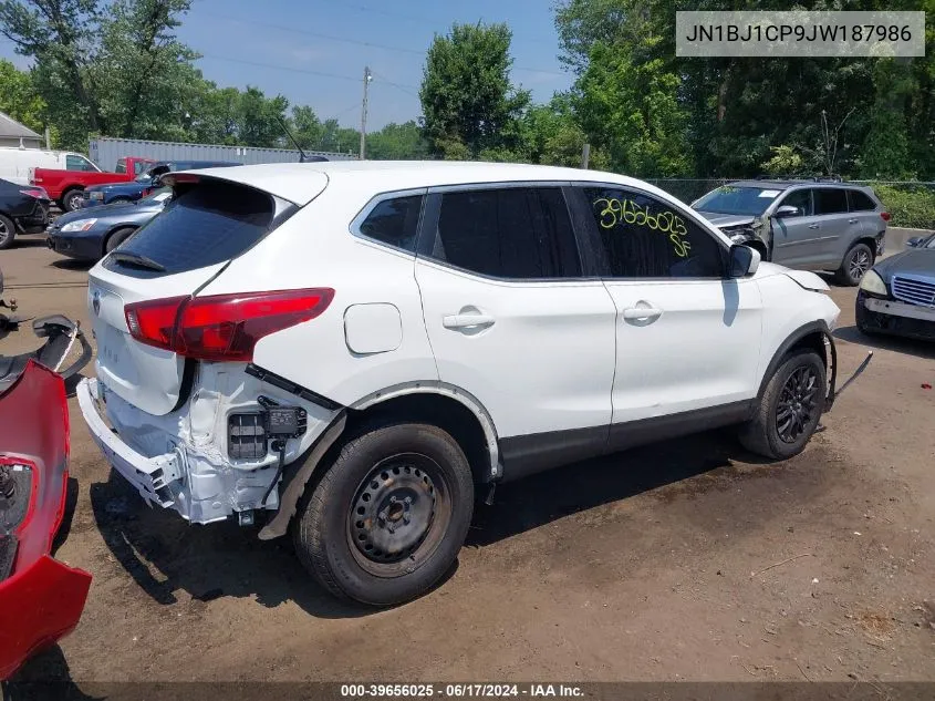 2018 Nissan Rogue Sport S VIN: JN1BJ1CP9JW187986 Lot: 39656025