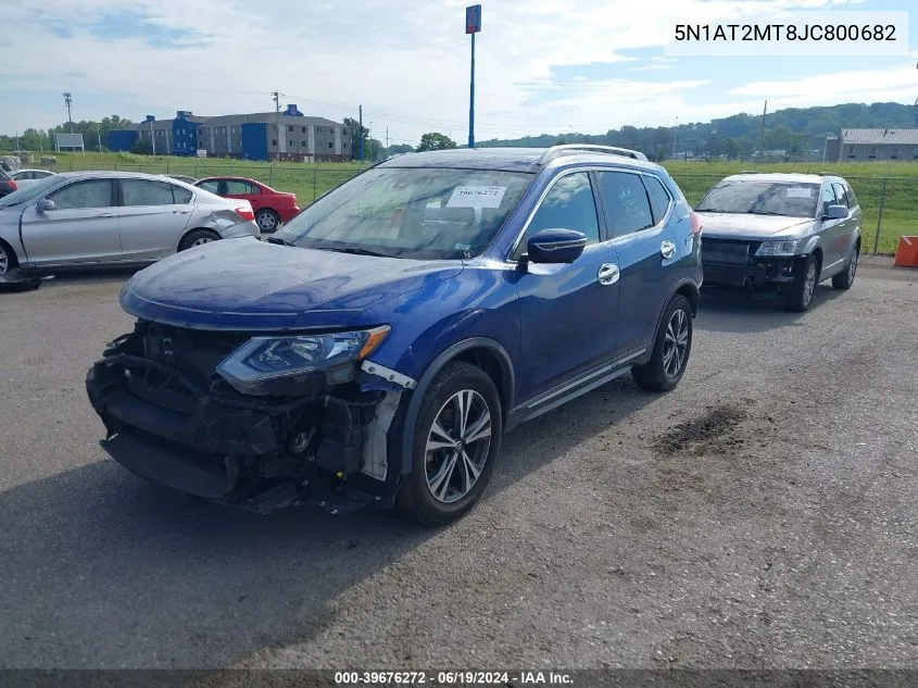 2018 Nissan Rogue Sl VIN: 5N1AT2MT8JC800682 Lot: 39676272