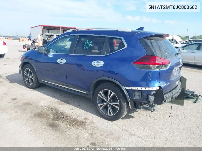 2018 Nissan Rogue Sl VIN: 5N1AT2MT8JC800682 Lot: 39676272