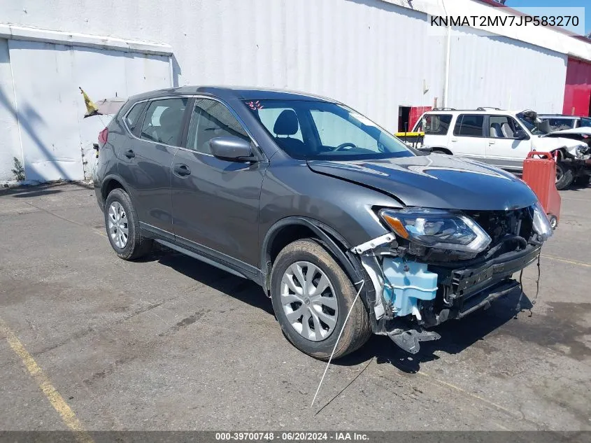 KNMAT2MV7JP583270 2018 Nissan Rogue S