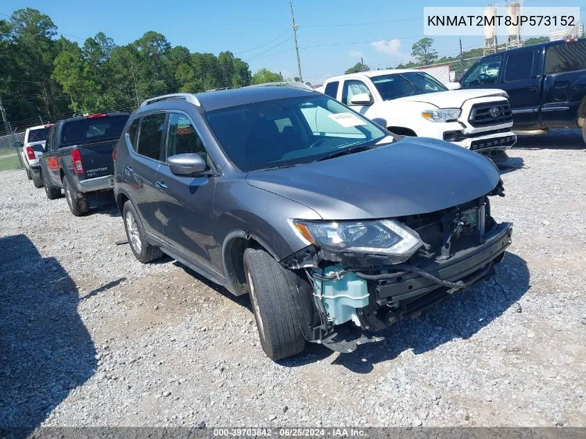 2018 Nissan Rogue Sv VIN: KNMAT2MT8JP573152 Lot: 39703842