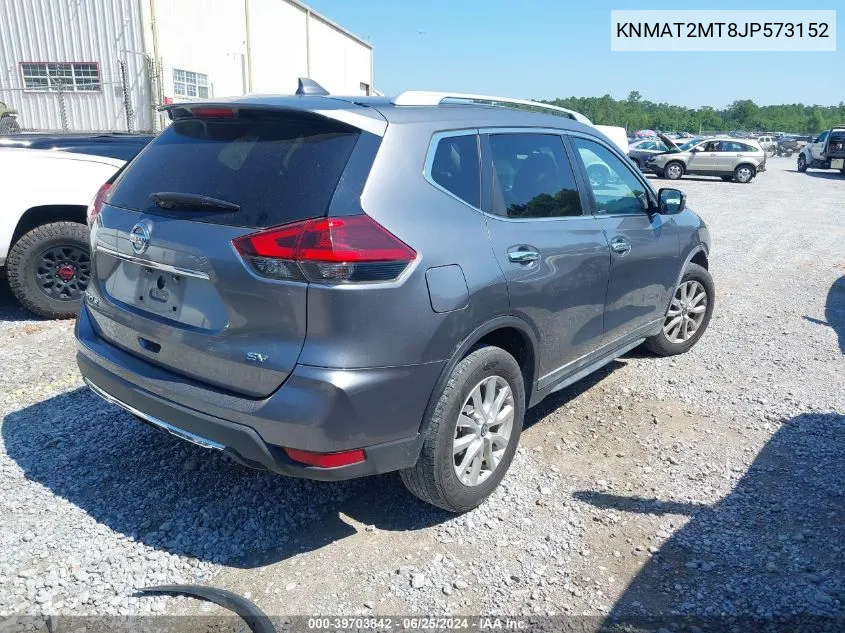 2018 Nissan Rogue Sv VIN: KNMAT2MT8JP573152 Lot: 39703842