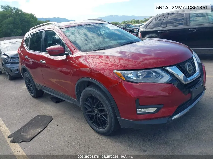 5N1AT2MV7JC851351 2018 Nissan Rogue Sv