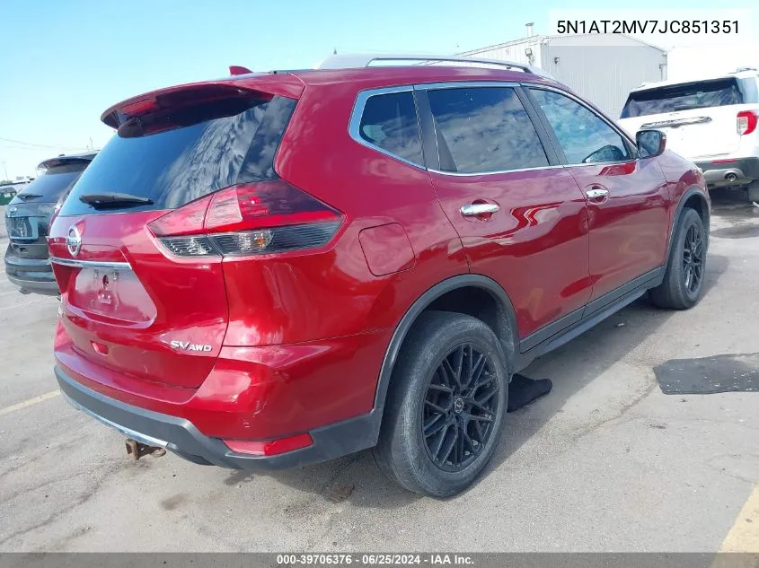 5N1AT2MV7JC851351 2018 Nissan Rogue Sv