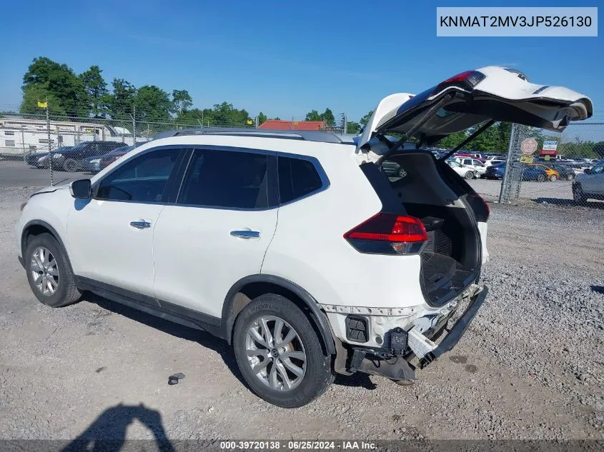 2018 Nissan Rogue Sv VIN: KNMAT2MV3JP526130 Lot: 39720138