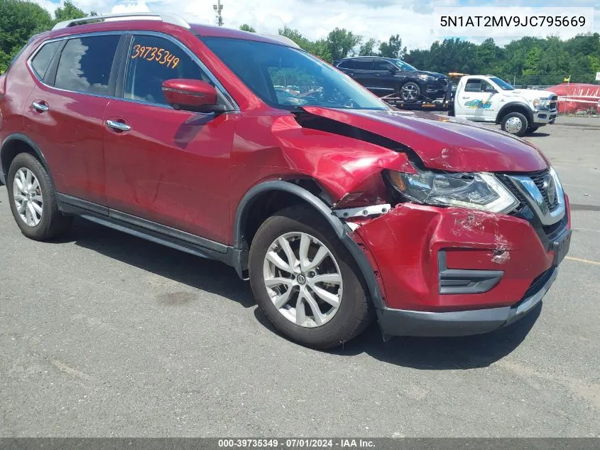 2018 Nissan Rogue Sv VIN: 5N1AT2MV9JC795669 Lot: 39735349