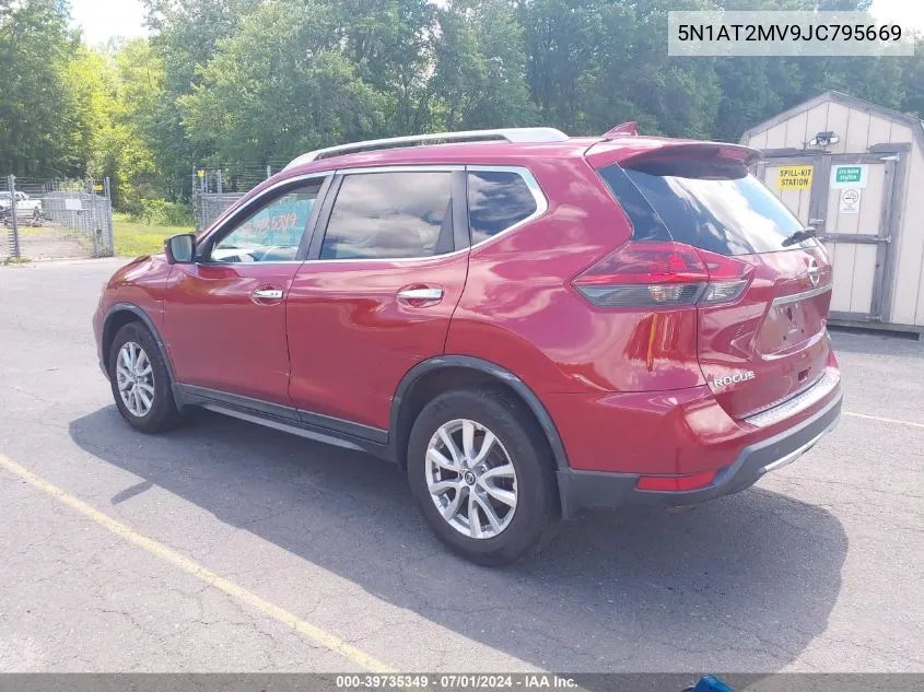 2018 Nissan Rogue Sv VIN: 5N1AT2MV9JC795669 Lot: 39735349