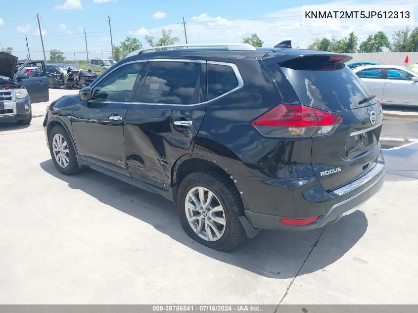 2018 Nissan Rogue Sv VIN: KNMAT2MT5JP612313 Lot: 39786541