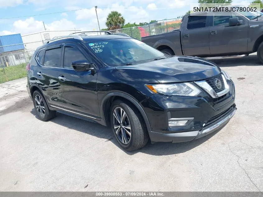 2018 Nissan Rogue Sl VIN: 5N1AT2MT8JC780062 Lot: 39808553