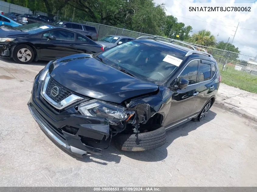 2018 Nissan Rogue Sl VIN: 5N1AT2MT8JC780062 Lot: 39808553