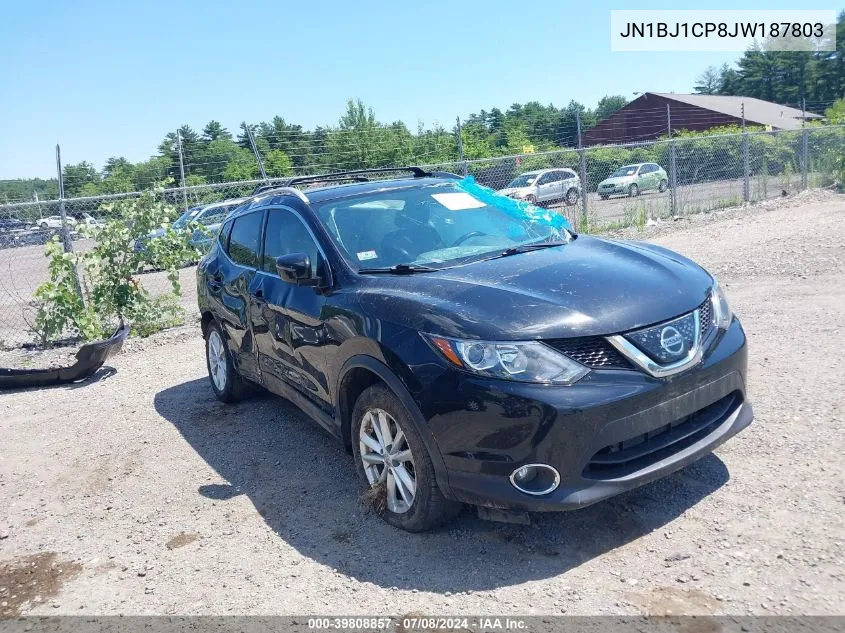 2018 Nissan Rogue Sport Sv VIN: JN1BJ1CP8JW187803 Lot: 39808857