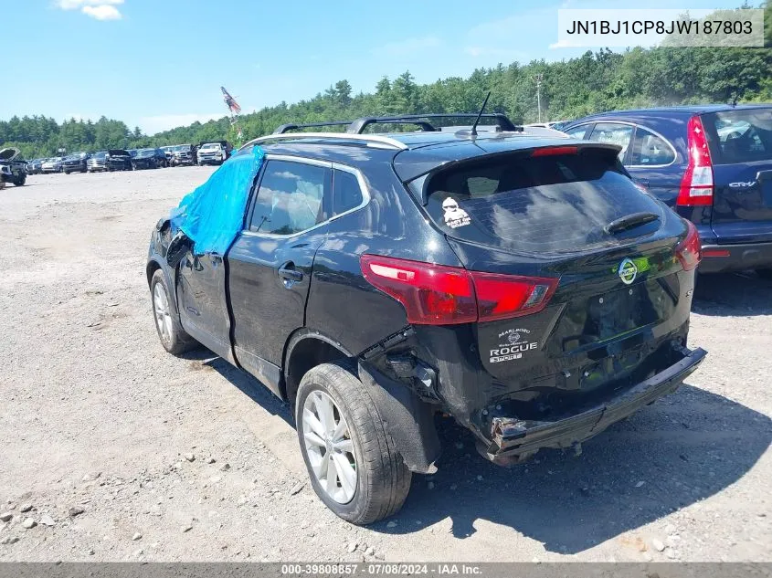 2018 Nissan Rogue Sport Sv VIN: JN1BJ1CP8JW187803 Lot: 39808857