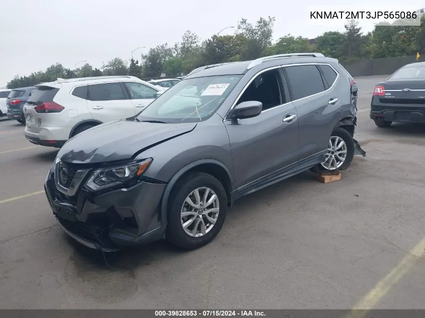 KNMAT2MT3JP565086 2018 Nissan Rogue Sv