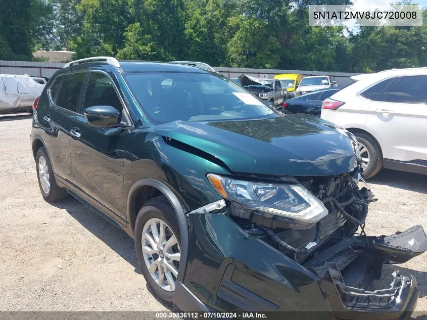 2018 Nissan Rogue Sv VIN: 5N1AT2MV8JC720008 Lot: 39836112