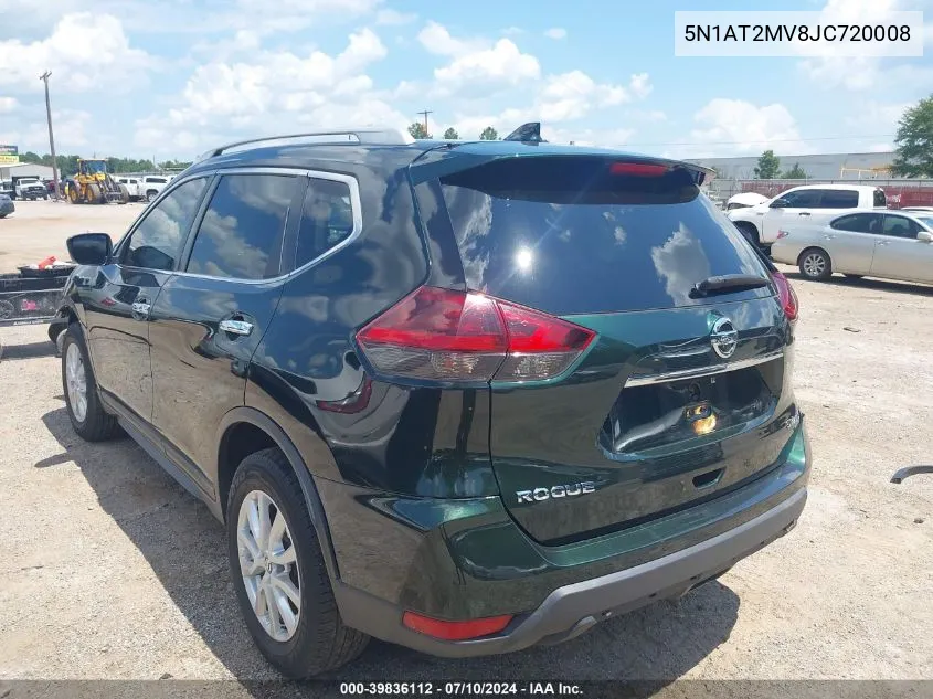 5N1AT2MV8JC720008 2018 Nissan Rogue Sv