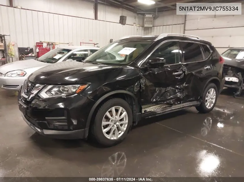 5N1AT2MV9JC755334 2018 Nissan Rogue Sv