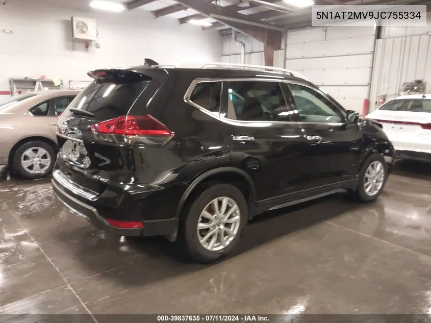 5N1AT2MV9JC755334 2018 Nissan Rogue Sv