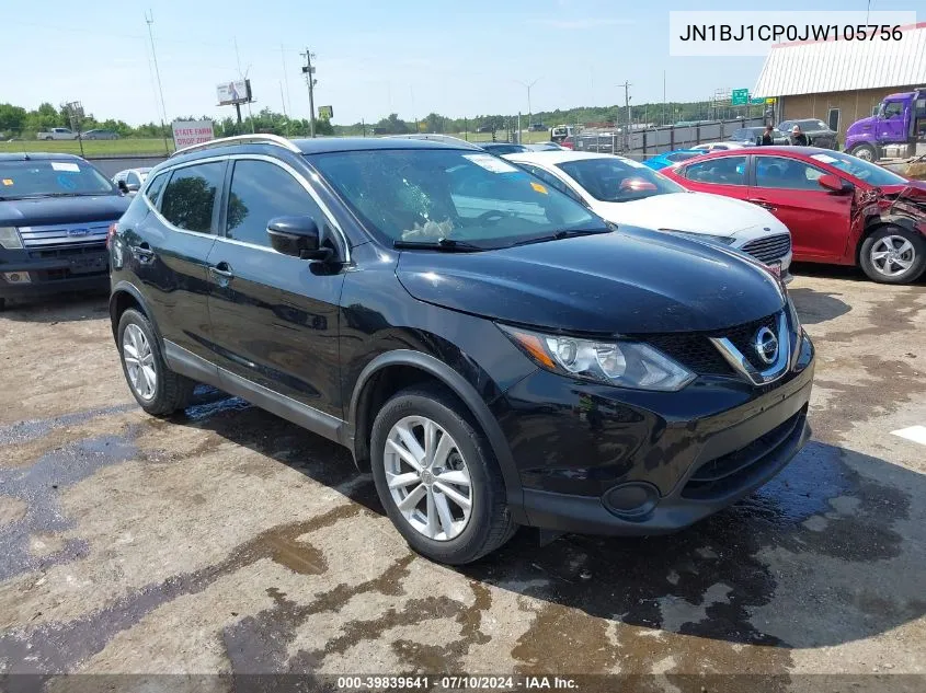 2018 Nissan Rogue Sport Sv VIN: JN1BJ1CP0JW105756 Lot: 39839641